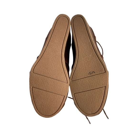 Maurices Mottled Brown Faux Leather Wedge Shoe Size 6.5 - Picture 8 of 8